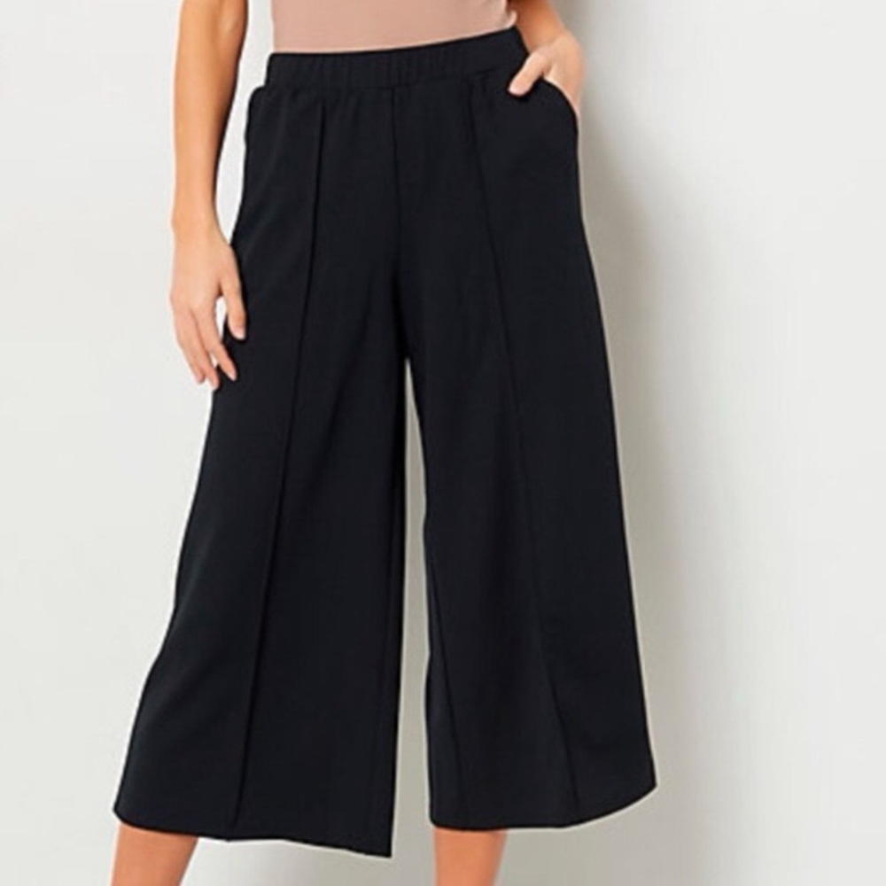GIRL WITH CURVES Tall Bi-Stretch Culotte A491869